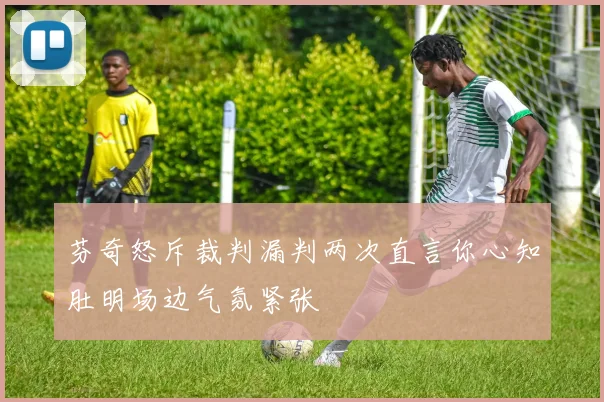 芬奇怒斥裁判漏判两次直言你心知肚明场边气氛紧张