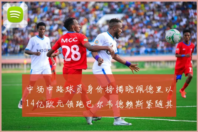 中场中路球员身价榜揭晓佩德里以14亿欧元领跑巴尔韦德赖斯紧随其后